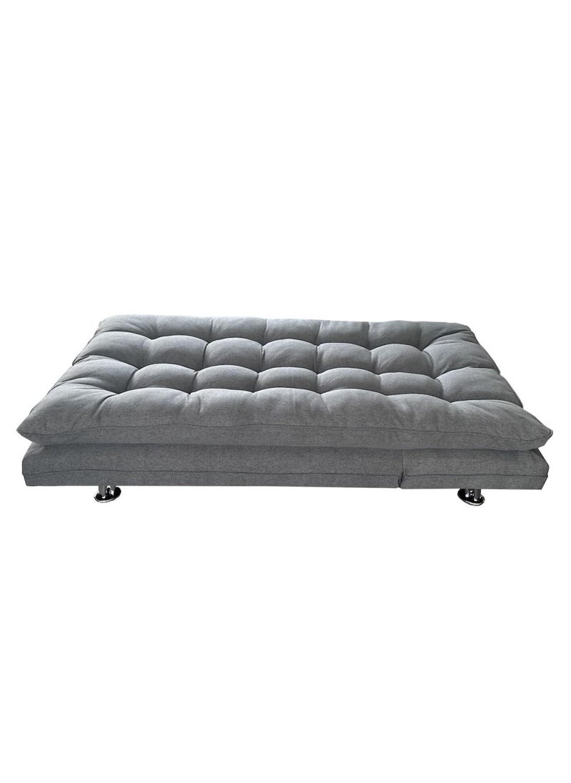 SILA Sofa Cum Bed I Sleeping Fabric Sofa I Three Seat Sofabed I Modern Design Living Room Sofa S208 Grey 180x110x75  - Image 3