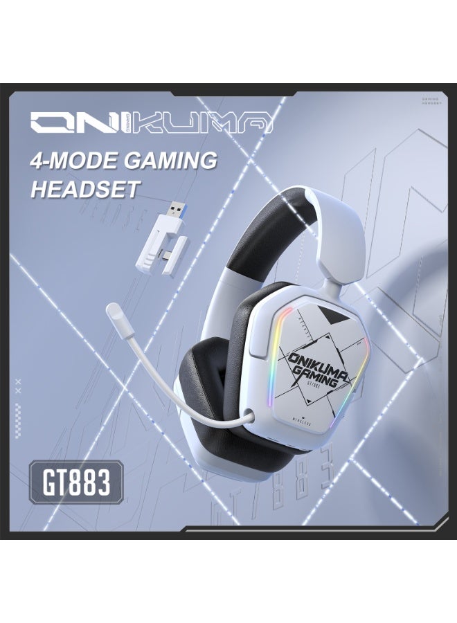 onikuma GT883 Wireless Gaming Headset 2.4G USB/Wireless/Wired Connection for PS4/PS5 SWITCH WIN10/11 - Image 2