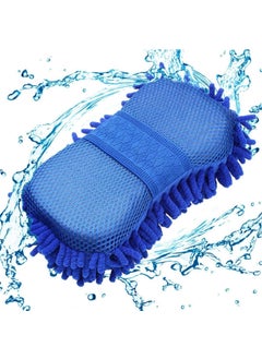 Improvhome Improvhome Microfiber Wet Dry Cleaning Washing Sponge for Automotive Intense Cleaning 1 Pc  - Image 1