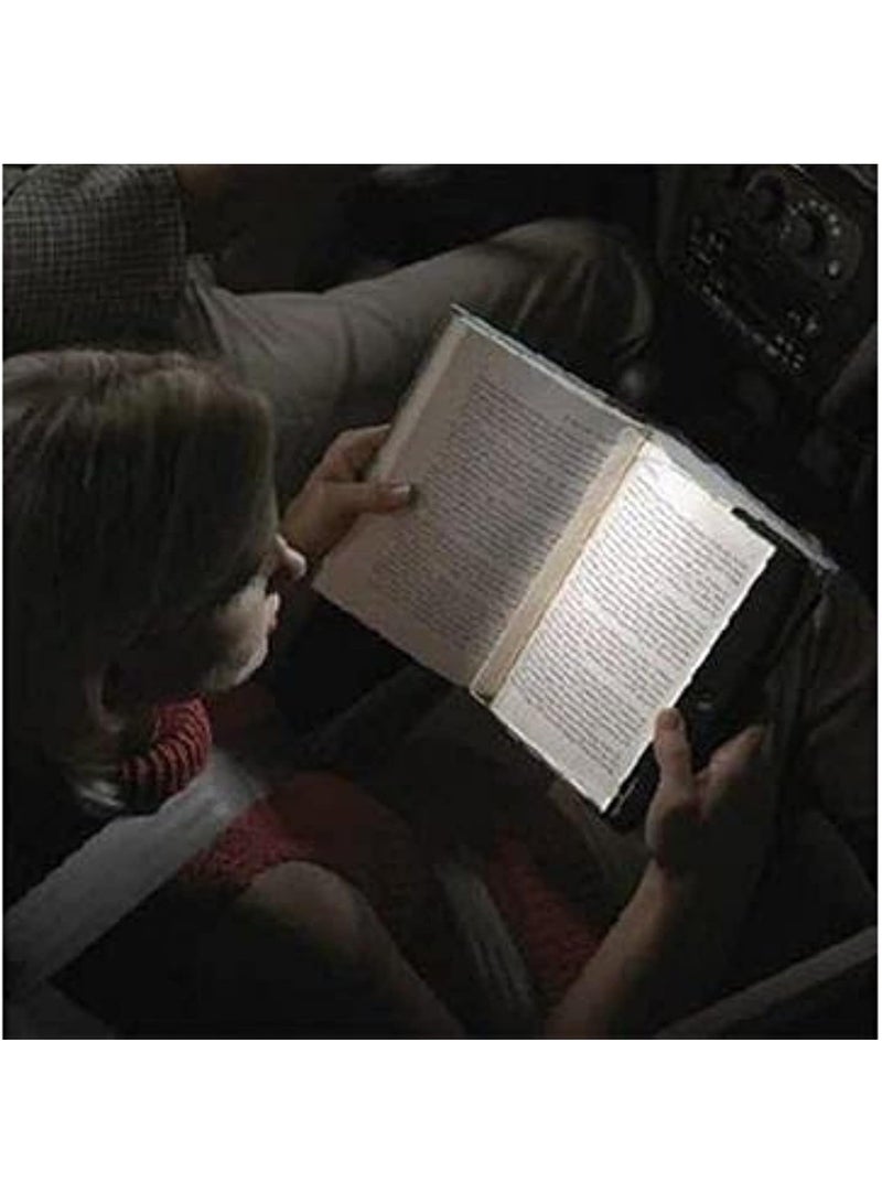 LED Reading Wedge Panel Book Light – Full Page Illumination, Eye-Caring Warm Light, Portable and Lightweight, Ideal for Bedtime Reading, Travel, and Study - Image 4