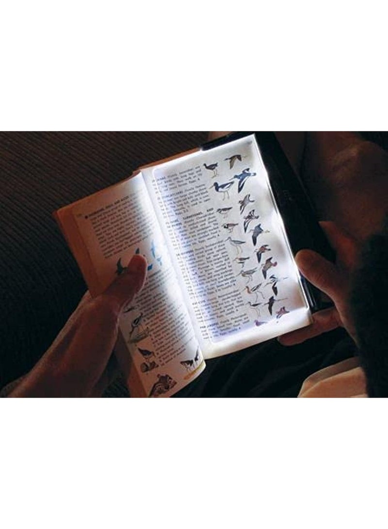 LED Reading Wedge Panel Book Light – Full Page Illumination, Eye-Caring Warm Light, Portable and Lightweight, Ideal for Bedtime Reading, Travel, and Study - Image 1