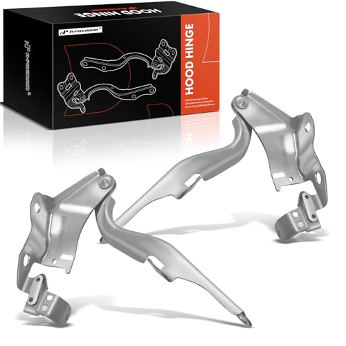 A-Premium APremium Driver and Passenger Hood Hinges Compatible with Toyota Tacoma 20162023 Set of 2 Front Left and Right Side Hood Hinges Replace 5341004020 5342004020 - Image 1