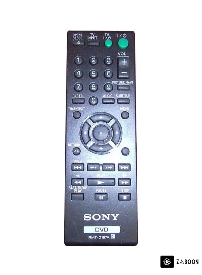 Zaboon DVD Remote Control Black