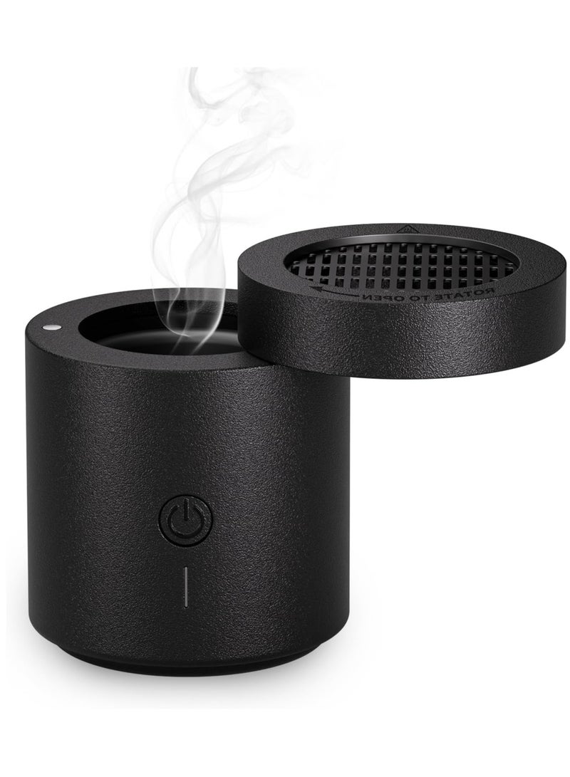 Oud Bukhoor 🔥 New Incense Burner – Portable Electronic Mabkhara with Magnetic Lid | Flameless High Temperature for Pure Oud & Bakhoor | USB Rechargeable | Ideal for Home, Car & Travel 