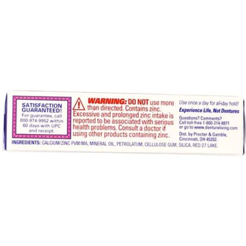 Fixodent Denture Adhesive Cream Original 0.75 OZ - Buy Pack & Save (Pack of 2) - Image 5