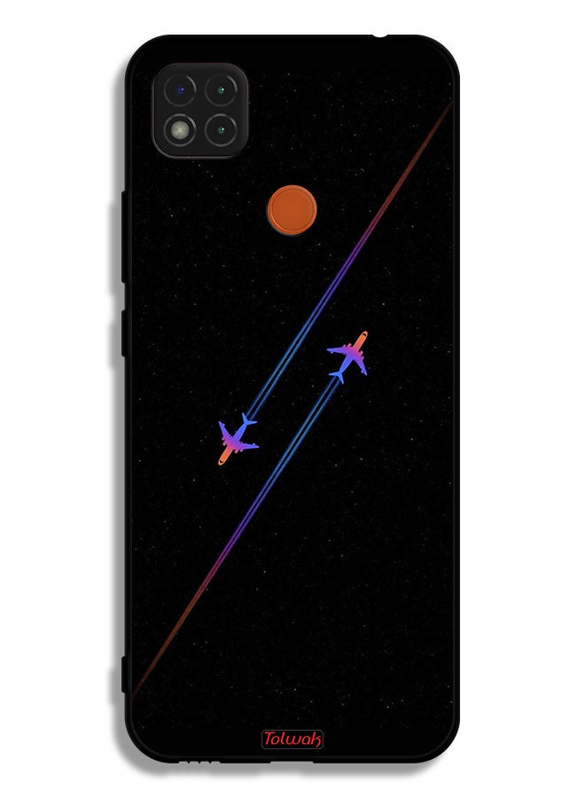 Tolwak Xiaomi Redmi 9C Protective Case Cover Airplanes Art - Image 2