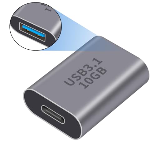 Duttek USB C Female to USB Female Adapter 3.1 Gen2, 10Gbps Bi-Directional Type C to Type A Adapter OTG Adapter Support Data Sync and Charging for Laptop, PC, iPhone, MacBook Pro, Laptop - Image 3