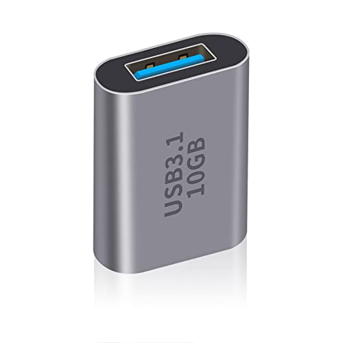 Duttek USB C Female to USB Female Adapter 3.1 Gen2, 10Gbps Bi-Directional Type C to Type A Adapter OTG Adapter Support Data Sync and Charging for Laptop, PC, iPhone, MacBook Pro, Laptop - Image 1