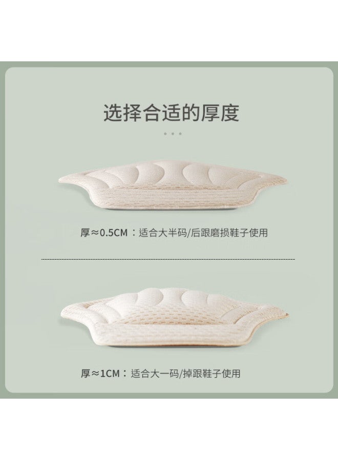 Renben 4 Pairs Of Heel Grips, Shoe Size Reducer, Anti-slip, Anti-foot Pain, 7013, Beige Thick Style - Image 5
