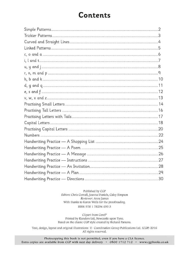 كتاب ممارسة مستهدفة للغة الإنجليزية Ks1 خط اليد السنة 1 - Image 3