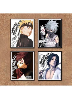 NARUTO Manga Picture Poster Japanese Anime Cute Canvas Prints Naruto Rikudou Modo Anime Wall Art Painting Surrounding Canvas Prints Boy Bedroom Bedside layout Nursery Decor No Frame 8 x 10 Set