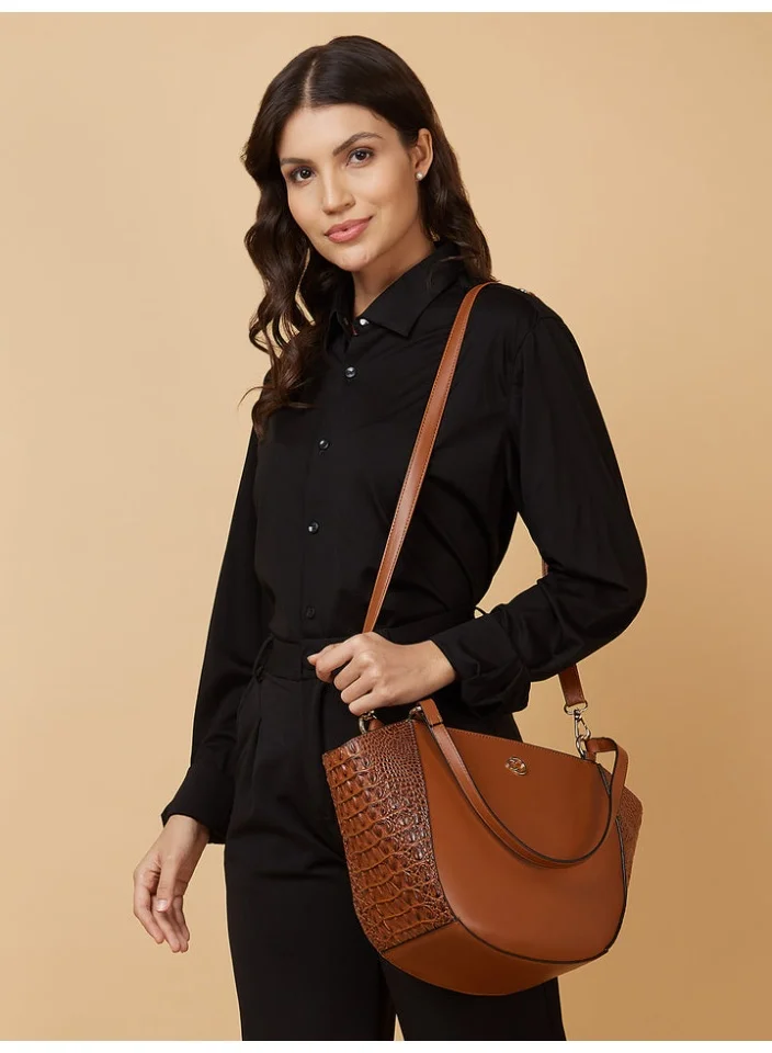 CAPRESE FELIX SATCHEL LARGE TAN