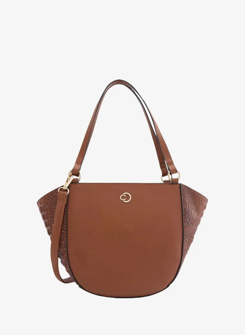 CAPRESE FELIX SATCHEL LARGE TAN