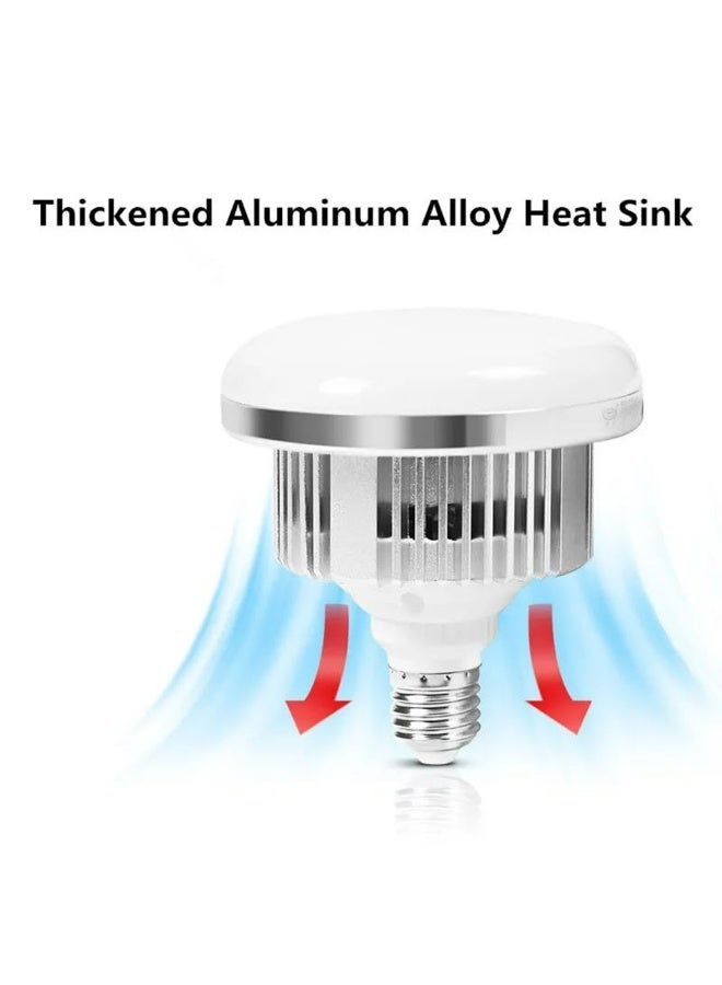 155W LED E27 UFO Photography Bulb - Adjustable Color Temperature (3000K-6500K), Remote Control, 50,000-Hour Lifespan, 90+ CRI for Studio/Home/Commercial Lighting - Image 5