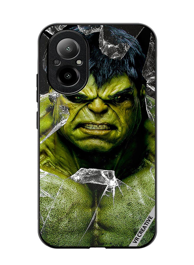 VR CREATIVE Protective Case Cover For Realme C67 4G Hulk Design Multicolour - Image 1