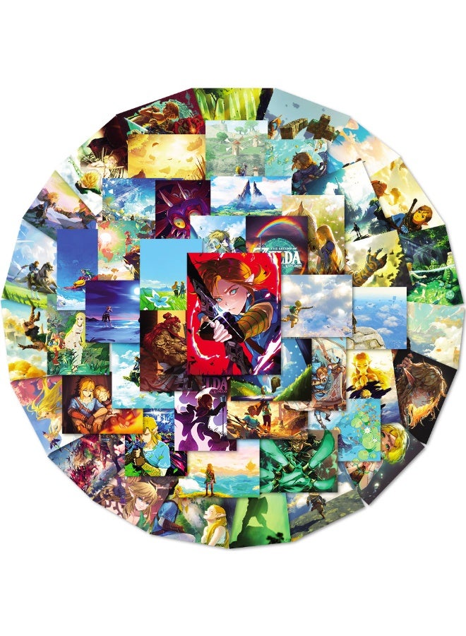 NIBEMINENT 50 Pcs Deco Kit Waterproof Stickers, High Definition Printing Bright Colors, Suitable for Laptop Skateboard Luggage Water Bottle Guitar DIY - Image 2