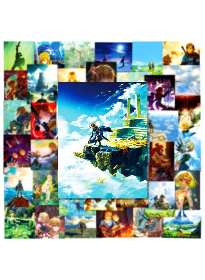 NIBEMINENT 50 Pcs Deco Kit Waterproof Stickers, High Definition Printing Bright Colors, Suitable for Laptop Skateboard Luggage Water Bottle Guitar DIY - Image 3