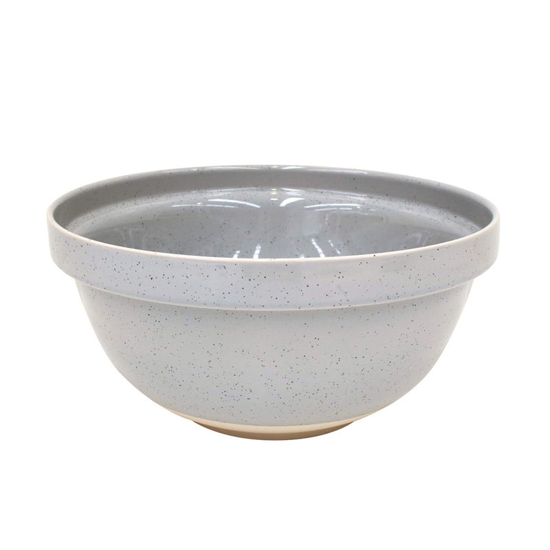 Casafina Casafina Ceramic Stoneware 66Qt Mixing Bowl  Fattoria Collection Grey  Microwave  Dishwasher Safe Bakeware  Food Safe Glazing  Restaurant Quality Serveware 