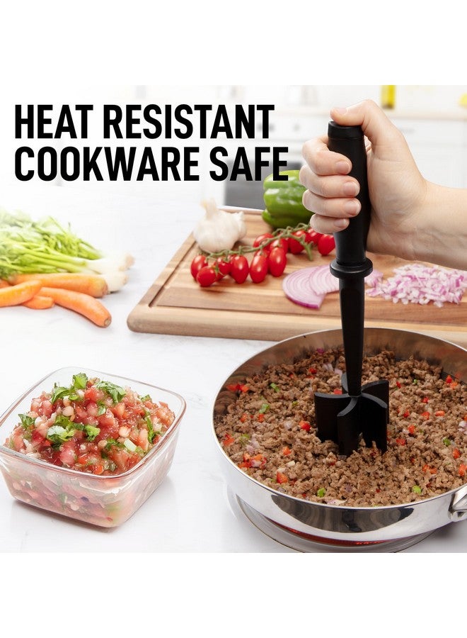 Zulay Kitchen Zulay 2 Pack Ground Beef Chopper Tool Hamburger Smasher Tool - Ground Meat Chopper For Ground Beef - Ground Meat Smasher - Ground Beef Masher - Food Grade Nylon Heat Resistant To 410 Degrees - Image 5