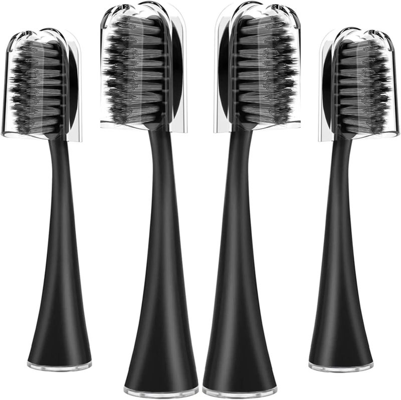 Compatible for Seago SG-540 Replacement Toothbrush Heads Clean Deep Tooth Gaps(16BLACK) - Image 3