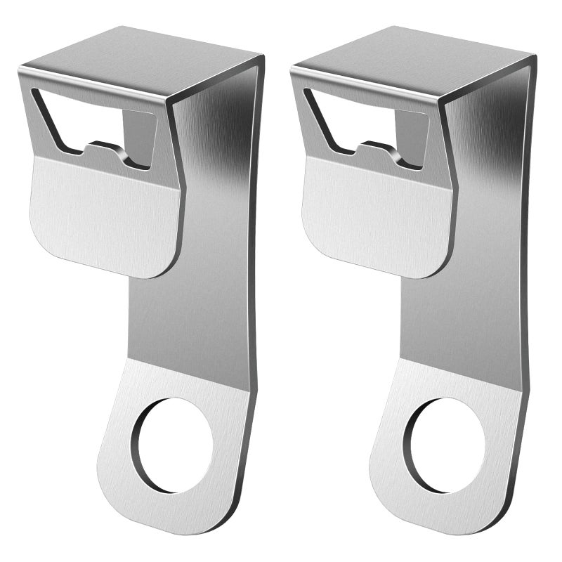DUDSOEHO 2 Packs Cooler Lock Bracket with Bottle Opener, Heavy Duty Metal Cooler Tie Down Compatible with Yeti/RTIC Coolers, Security Lock Bracket Cooler Accessories - Image 1