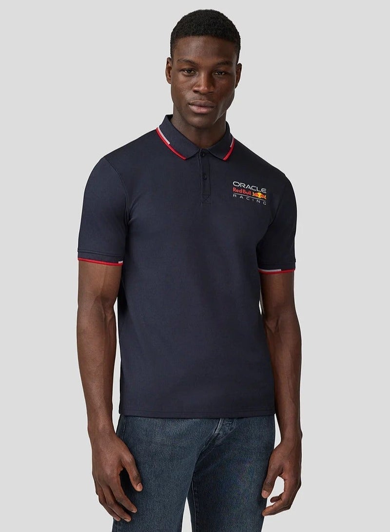 Red Bull Racing F1 Core Full Color Logo Polo - Image 5