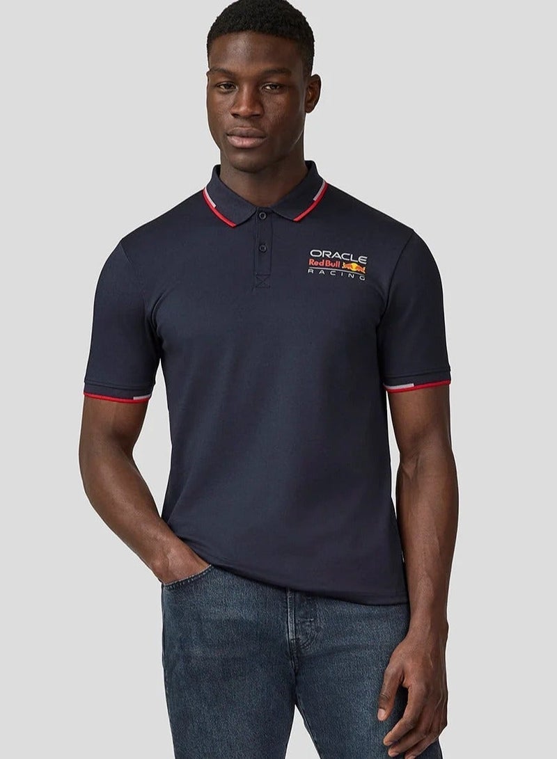 Red Bull Racing F1 Core Full Color Logo Polo - Image 4