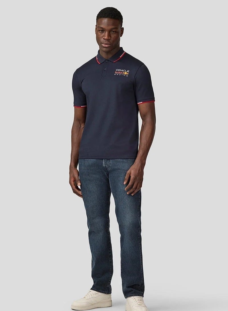 Red Bull Racing F1 Core Full Color Logo Polo - Image 1