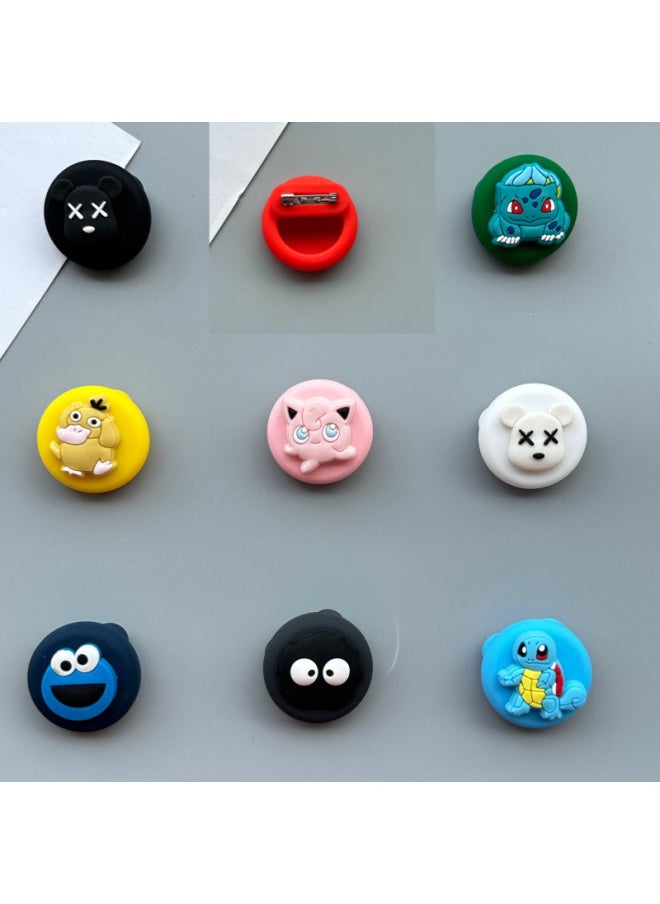 Generic - Suitable For Apple Airtag Protective Case Cartoon Silicone Positioning Pin Tracker Portable Anti-Planet Lost Protective Case-Color:79-Applicable Models:Apple Airtag - Image 1