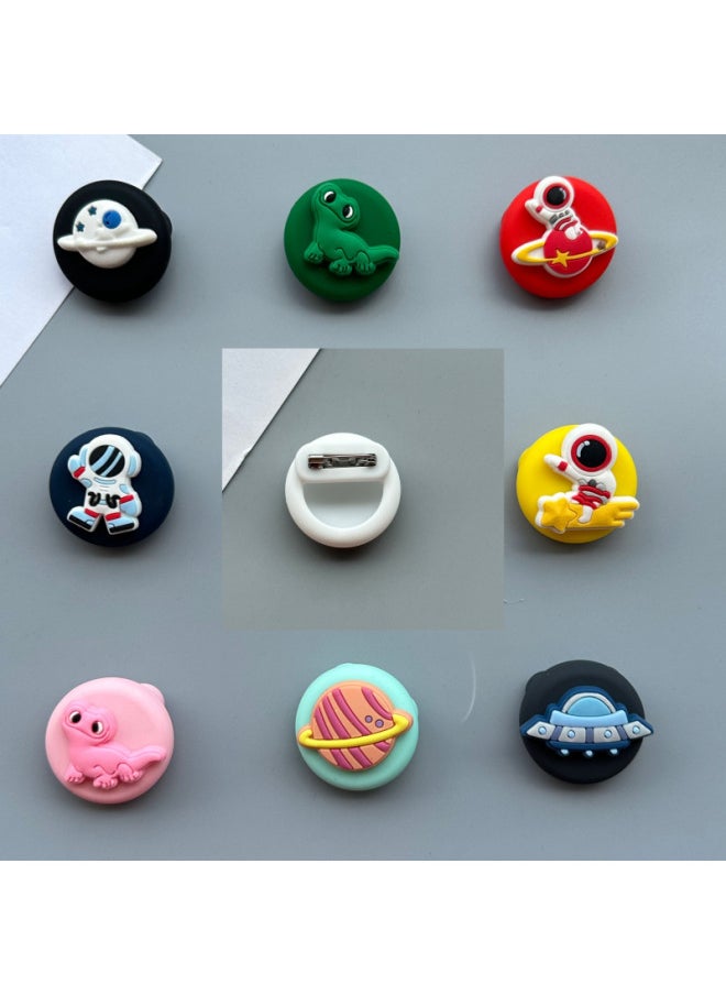 Generic - Suitable For Apple Airtag Protective Case Cartoon Silicone Positioning Pin Tracker Portable Anti-Planet Lost Protective Case-Color:79-Applicable Models:Apple Airtag - Image 1