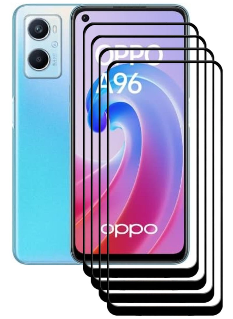 ACLIX 4 Pieces Antistatic ESD Dustproof Premium Quality High Definition Tempered Glass Screen Protector Designed For Oppo A96 - Image 1