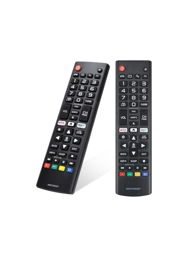 The Bros جهاز تحكم عن بعد متوافق مع تلفاز LG الذكي AKB75095307، جهاز تحكم عن بعد عالمي بديل لجميع تلفزيونات LG LED LCD QLED 4K UHD 32LJ550B 43UJ6300 55LJ5500 55UJ6050 - Image 2