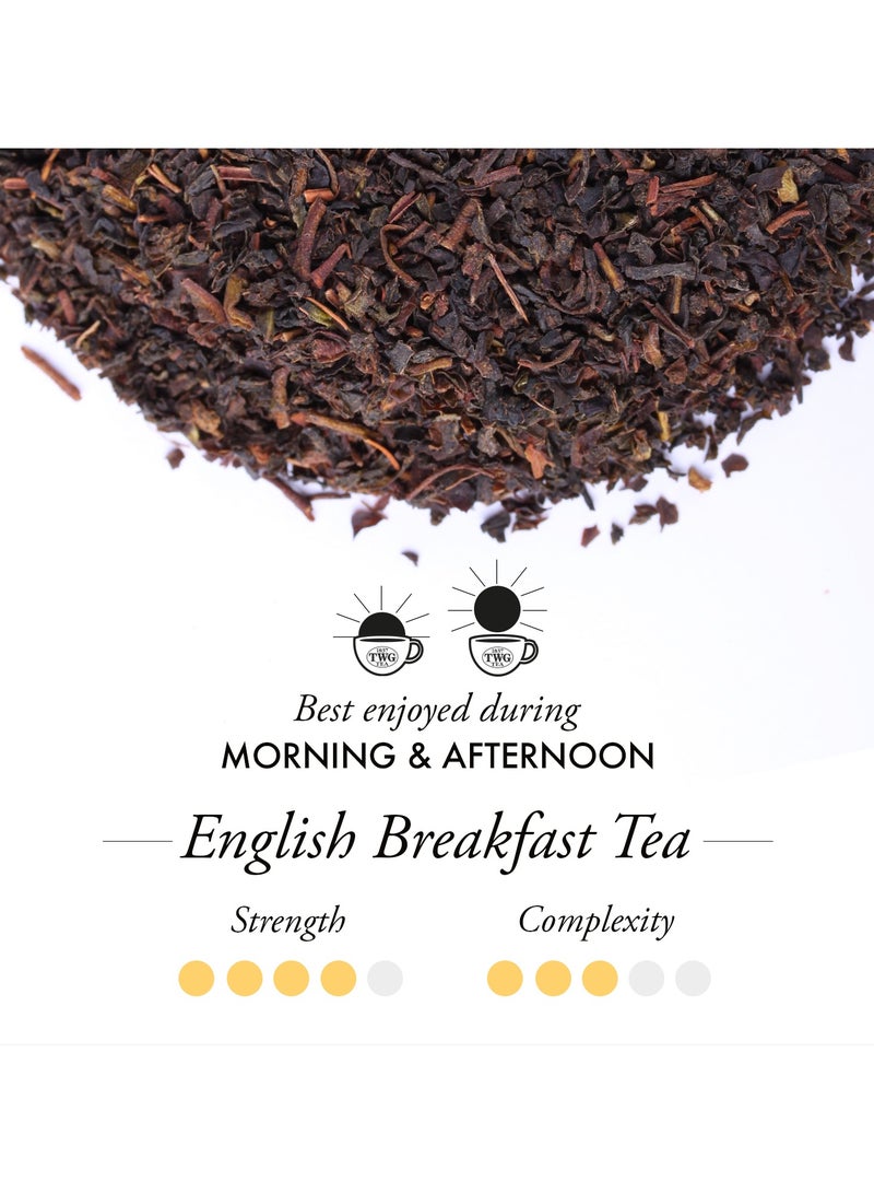 تي دبليو جاي تي شاي الفطور الإنجليزي | مزيج شاي أسود سائب في علبة شاي فاخرة، ١١٠ غرام - Image 3