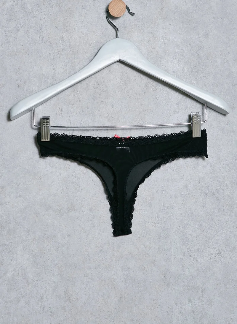DOROTHY PERKINS 3 Pack Mesh Bow Thong