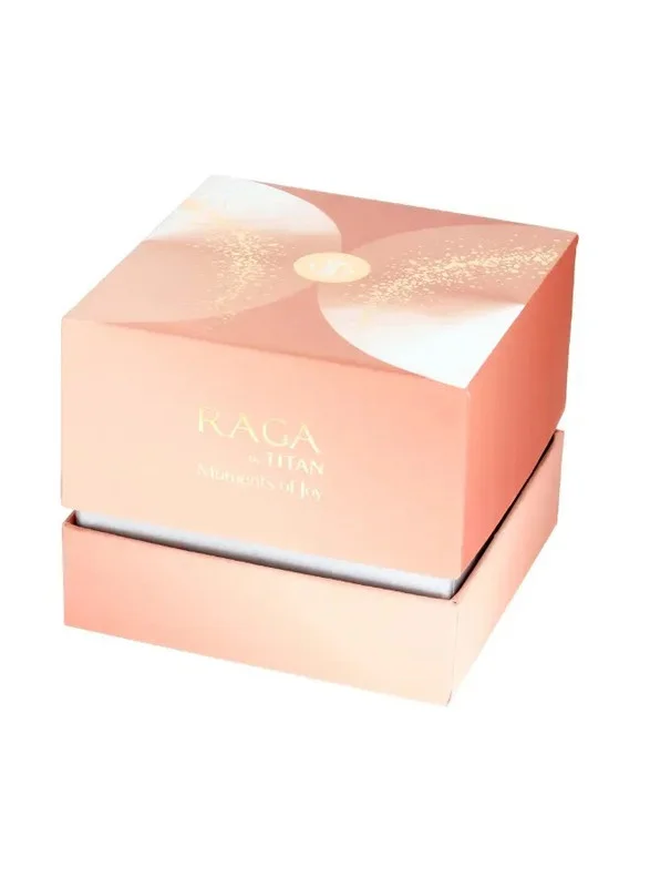 TITAN Titan Raga Moments Of Joy Quartz Analog Women Watch Mother of Pearl Dial With Rose Gold Colour Metal Strap