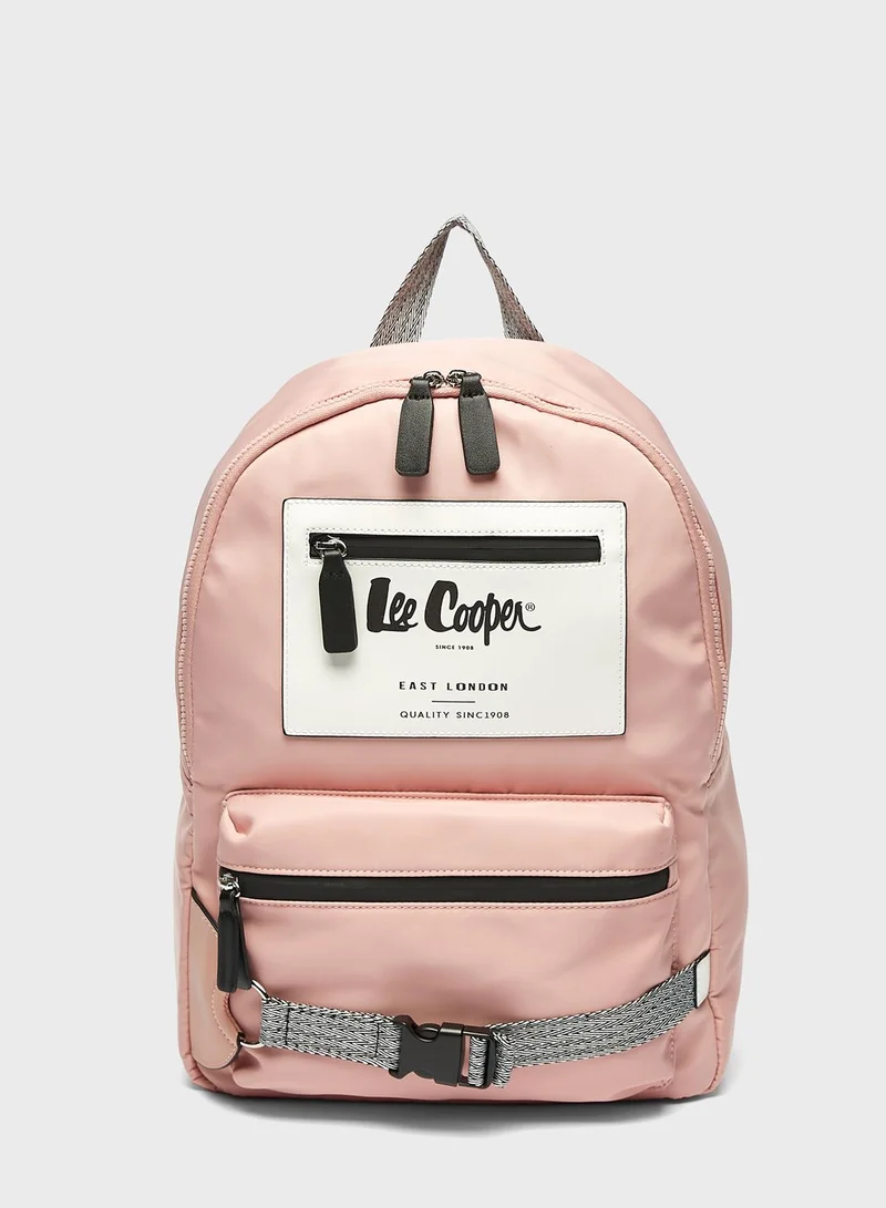 Lee Cooper Top Handle Logo Backpack