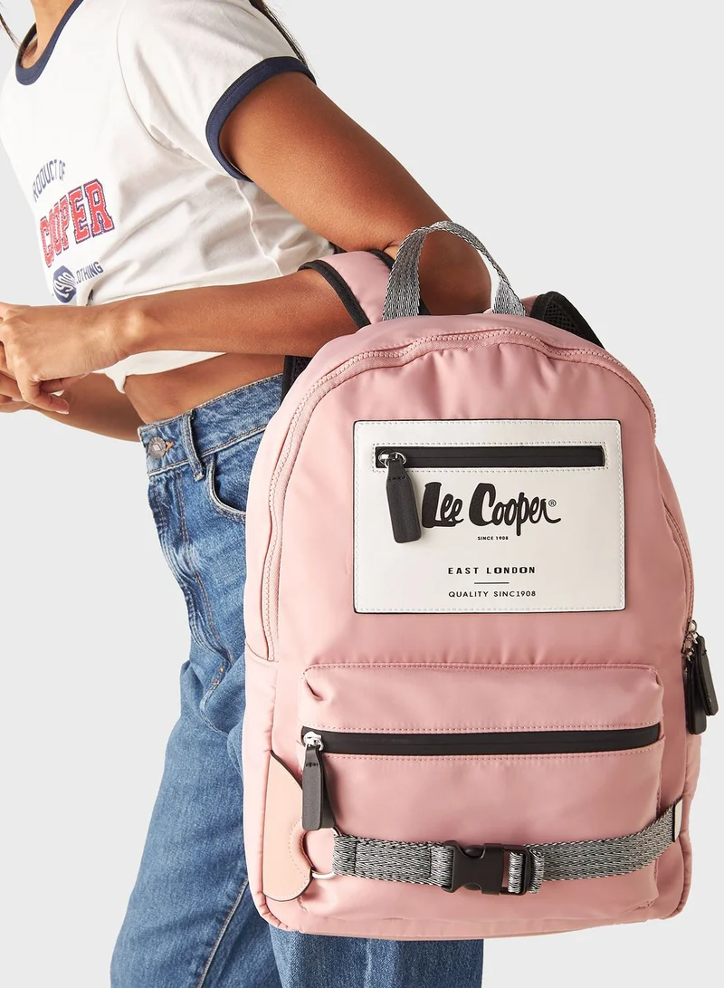 Lee Cooper Top Handle Logo Backpack