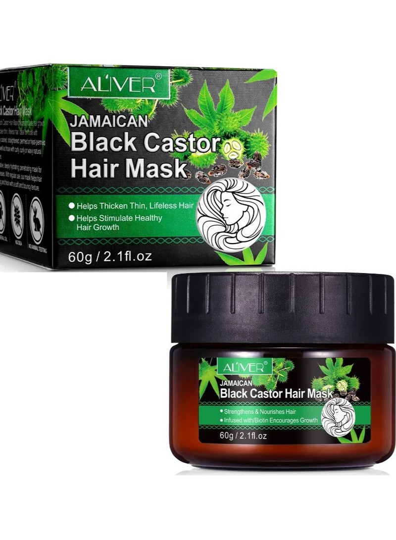 أليفر قناع الشعر بالخروع الأسود الجامايكي 60 جرام - Image 1