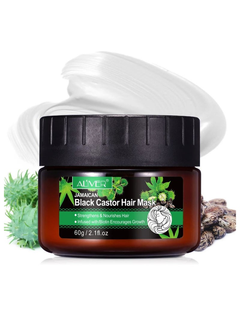 أليفر قناع الشعر بالخروع الأسود الجامايكي 60 جرام - Image 4