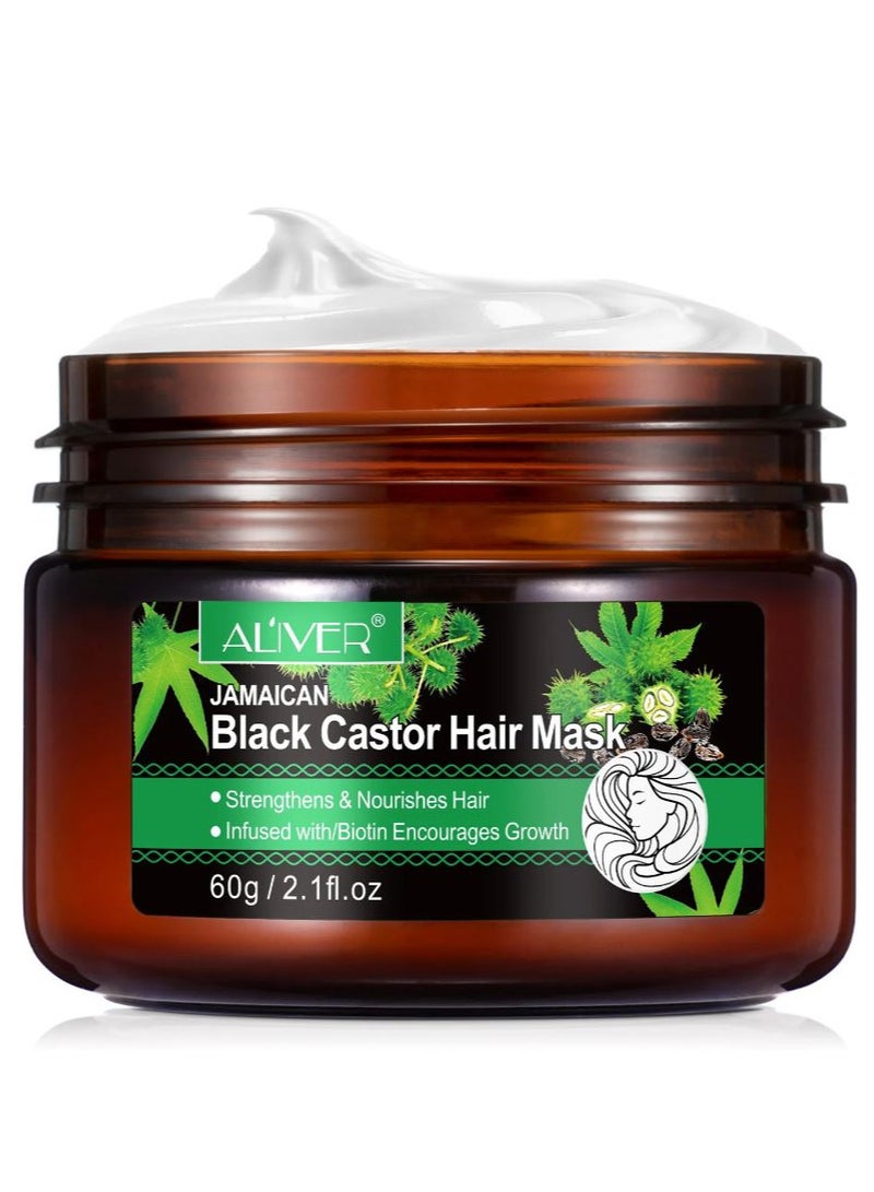 أليفر قناع الشعر بالخروع الأسود الجامايكي 60 جرام - Image 3
