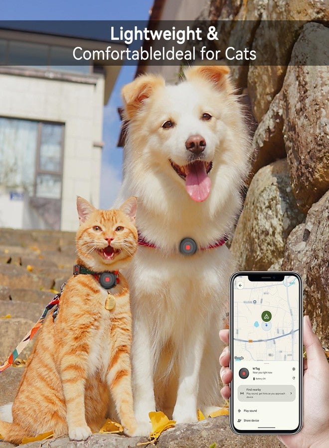Hyphoon Bluetooth Dog Tracker Tag, Pet Tracker for Dogs with Silicone Collar Holder, Works with Apple Find My & Android Find Hub, IP67 Waterproof Anti-Lost Locator, Black 2 Pack - Image 2