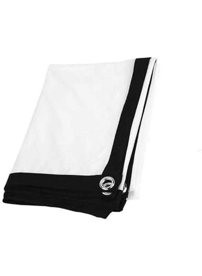 100 Inch Pull Down Projector Screen for Home Theater Indoor Outdoor Use - Image 5