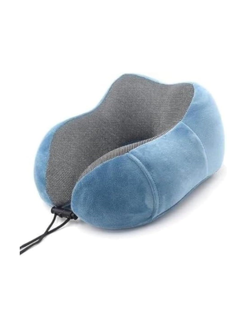 وسادة رقبة على شكل حرف U مع جراب، مناسبة للسفر والمنزل والمكتب - Image 1