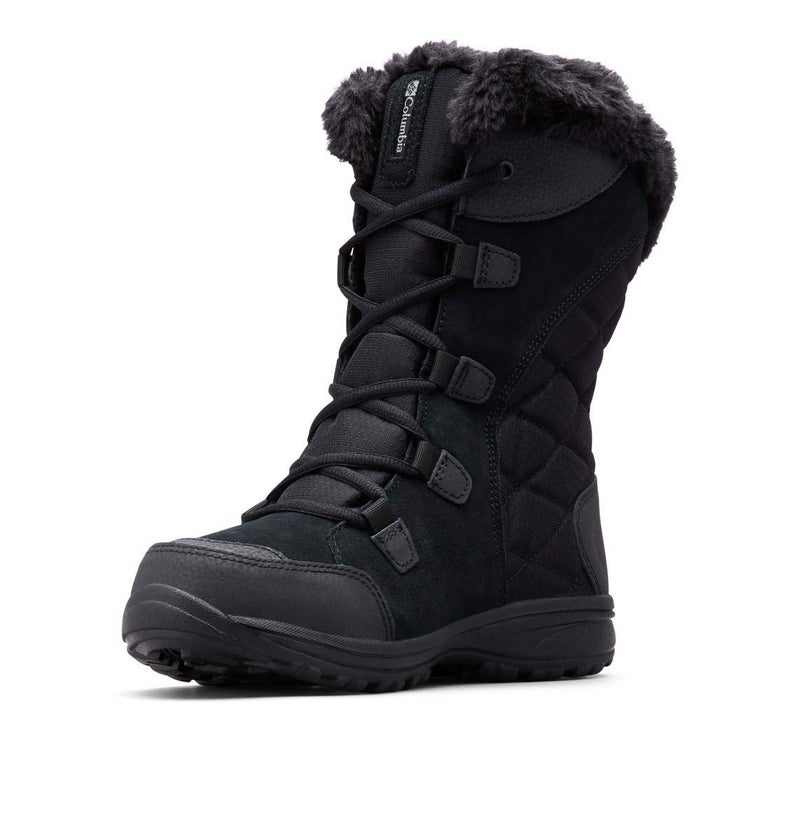 Columbia womens Ice Maiden II Snow Boot, Black, Columbia Grey, 10 US - Image 2