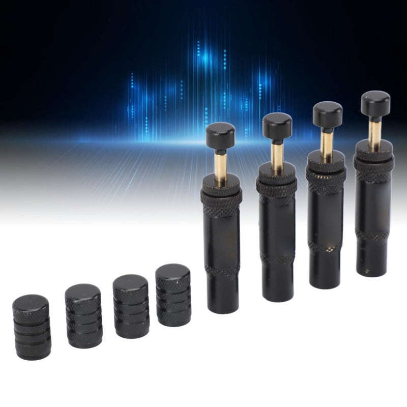 4Pcs Aluminum Alloy Automatic Tire Air Vent Valve Compact Design for Off Road Adventure - Image 5