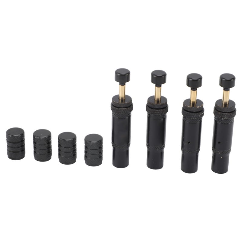4Pcs Aluminum Alloy Automatic Tire Air Vent Valve Compact Design for Off Road Adventure - Image 3