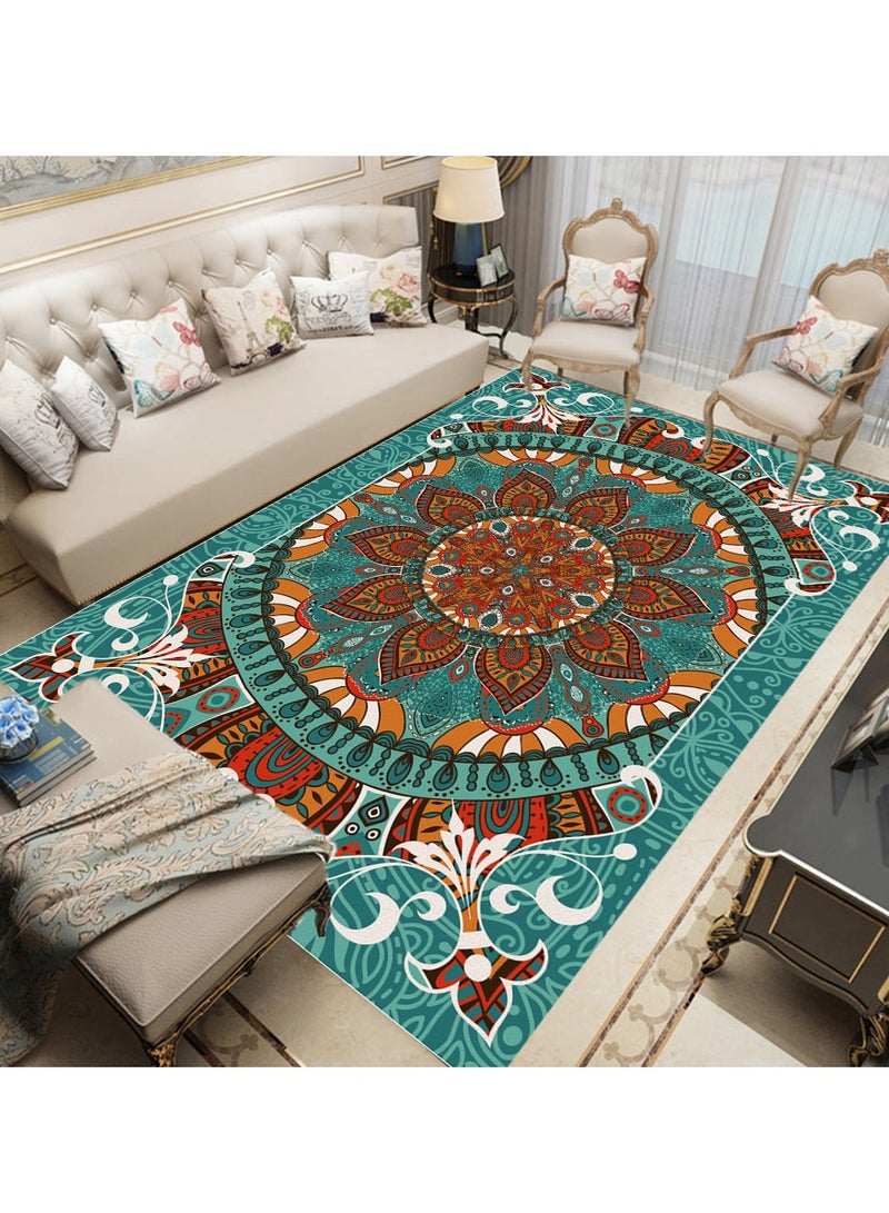 شاربدو سجادة أرضية لغرفة الطعام وغرفة النوم، 140×200 سم - Image 1