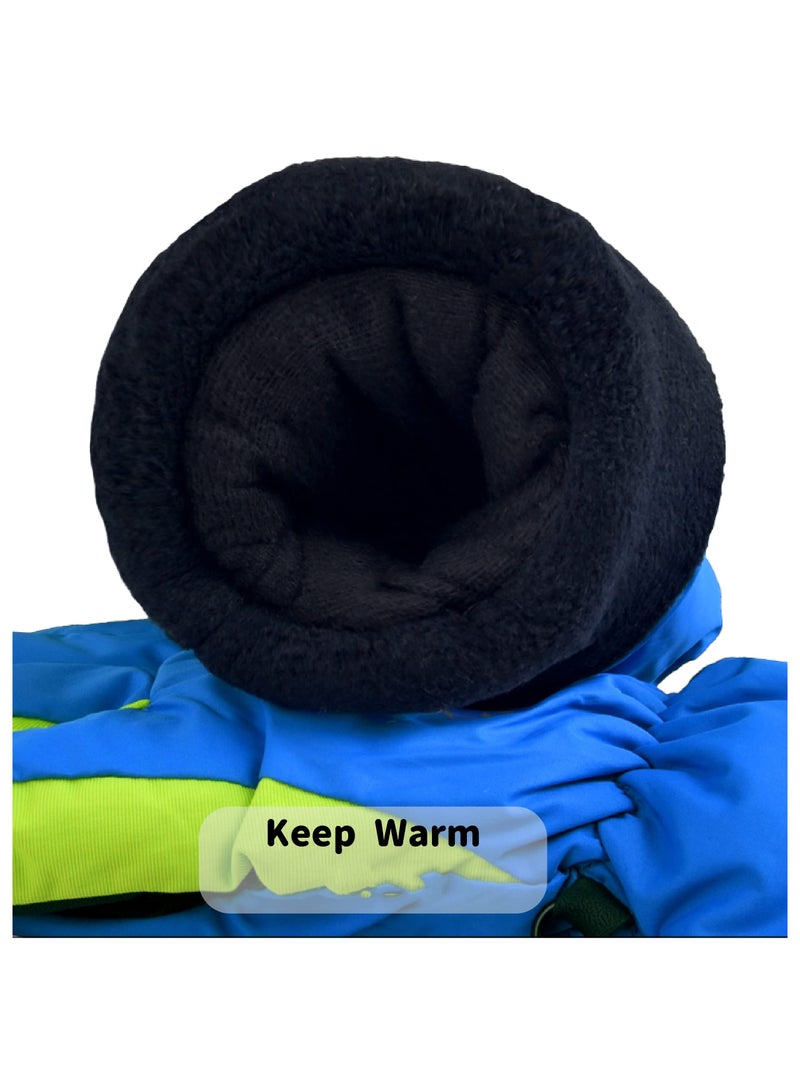 قفازات تزلج للأطفال من MAKINGTEC، قفازات شتوية دافئة للأطفال، دافئة، مقاومة للماء وقابلة للتنفس لقفازات الثلج للطقس البارد، قفازات حرارية مقاومة للرياح للطقس البارد للأولاد والبنات - Image 4