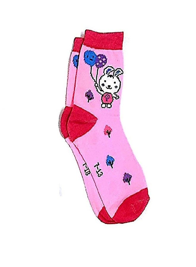 Zeki Unisex Cotton Printed Kids Anti-Skid Socks PO(6)(Multicolor, 2-3Yrs) - Image 3