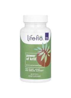 Life-flo Life-flo, Power of Krill With Astaxanthin, 60 Softgels  - Image 1